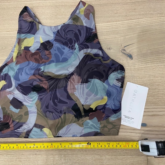 Athleta Conscious Crop A-C workout bra NWT Large - Picture 3 of 4